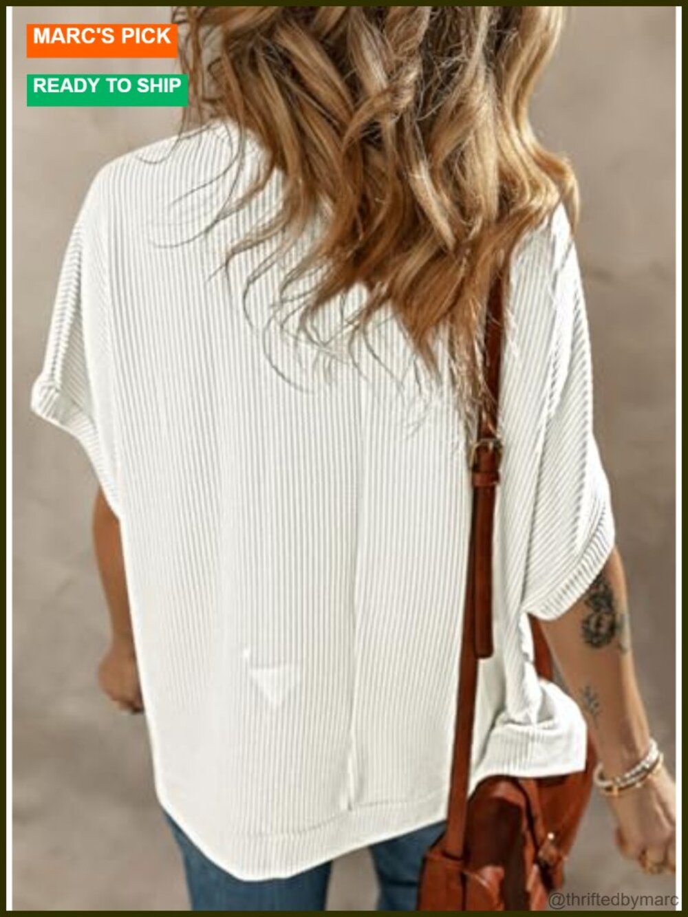 Oversized Short Sleeve Knit Tunic Top Blouse Loose Fit Pullover - Picture 4 of 6